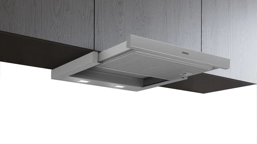 iQ300 telescopic cooker hood 60 cm Silver metallic