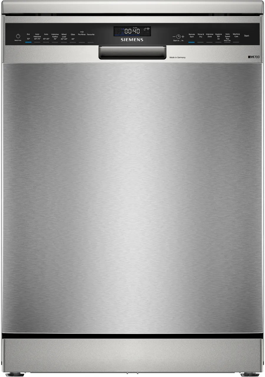 iQ700 free-standing dishwasher 60 cm Brushed steel anti-fingerprint