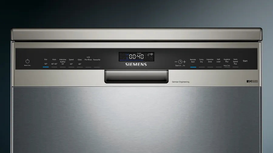 iQ500 free-standing dishwasher 60 cm Brushed steel anti-fingerprint