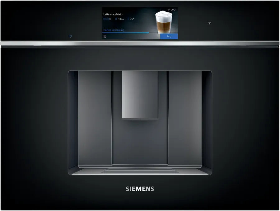 iQ700 Built-In Fully Automatic Coffee Machine Black, Removable water tank