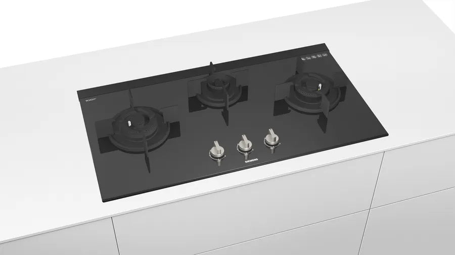 iQ300 Gas hob 90 cm Tempered glass, Black