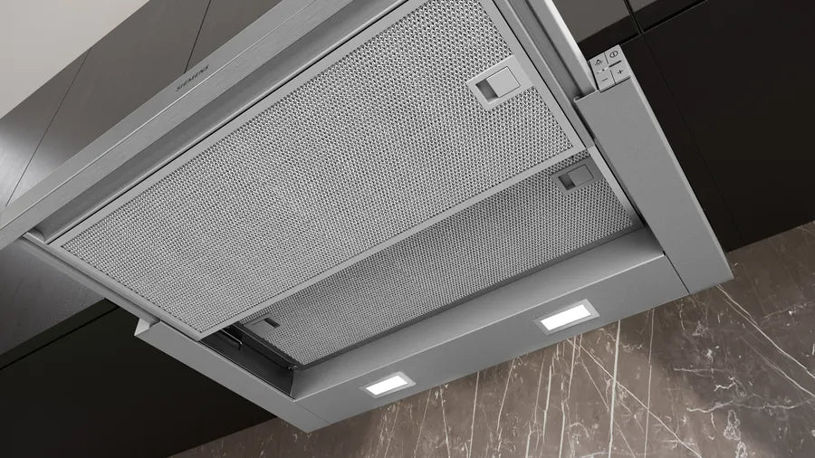 iQ300 telescopic cooker hood 60 cm Silver metallic