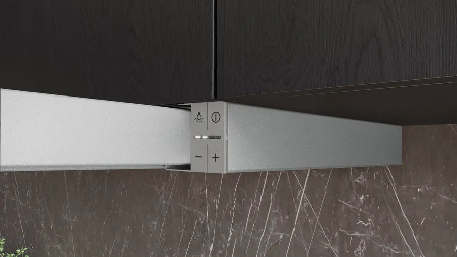 iQ300 telescopic cooker hood 90 cm Silver metallic