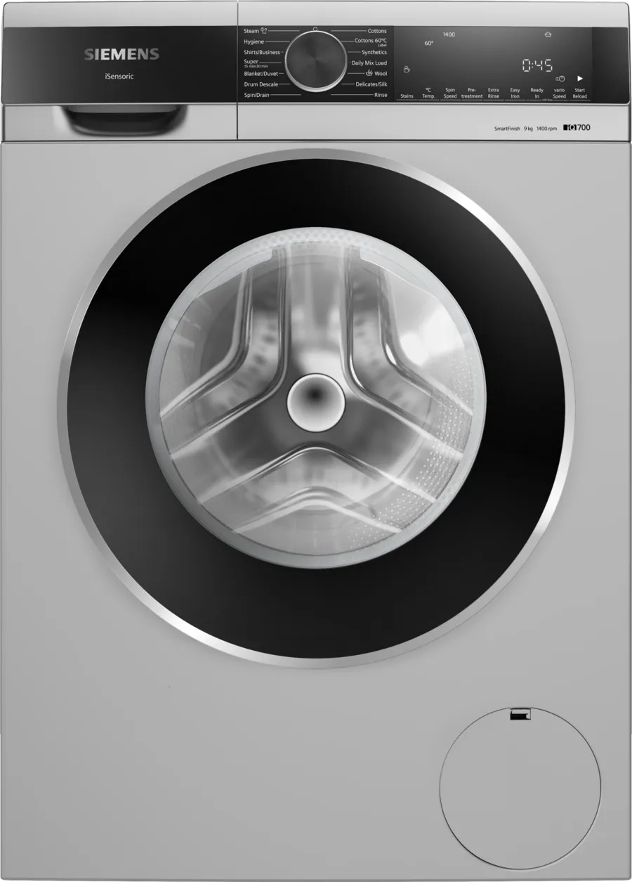 iQ700 washing machine, front loader 9 kg 1400 rpm