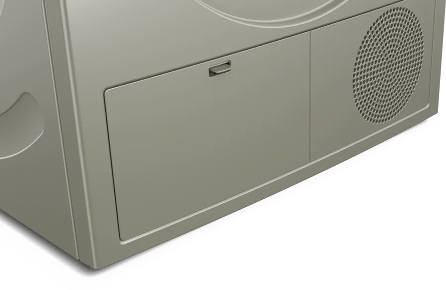 iQ500 condenser tumble dryer 9 kg Silver inox
