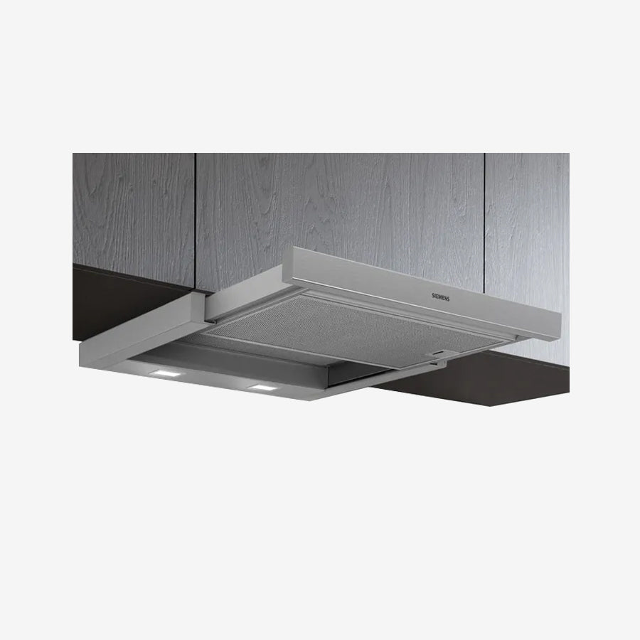 iQ300 telescopic cooker hood 60 cm Silver metallic