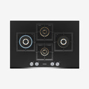 iQ500 Gas hob 75 cm Tempered glass, Black