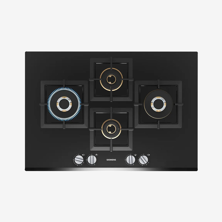 iQ500 Gas hob 75 cm Tempered glass, Black