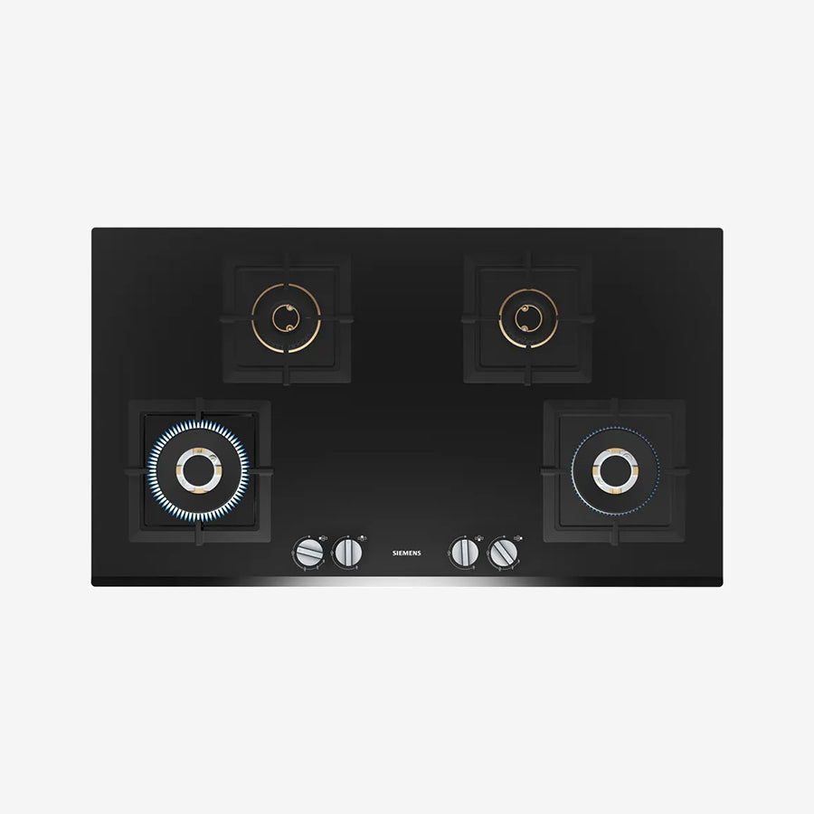 iQ500 Gas hob 90 cm Tempered glass, Black