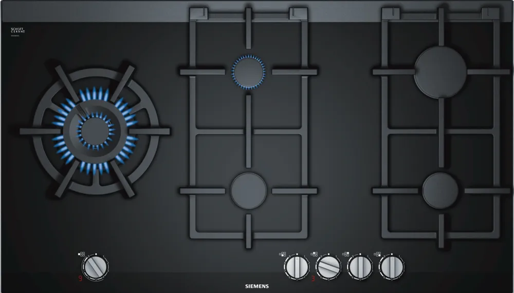 iQ700 Gas hob 90 cm Ceramic, Black
