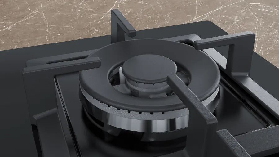 iQ500 Gas hob 60 cm Tempered glass, Black