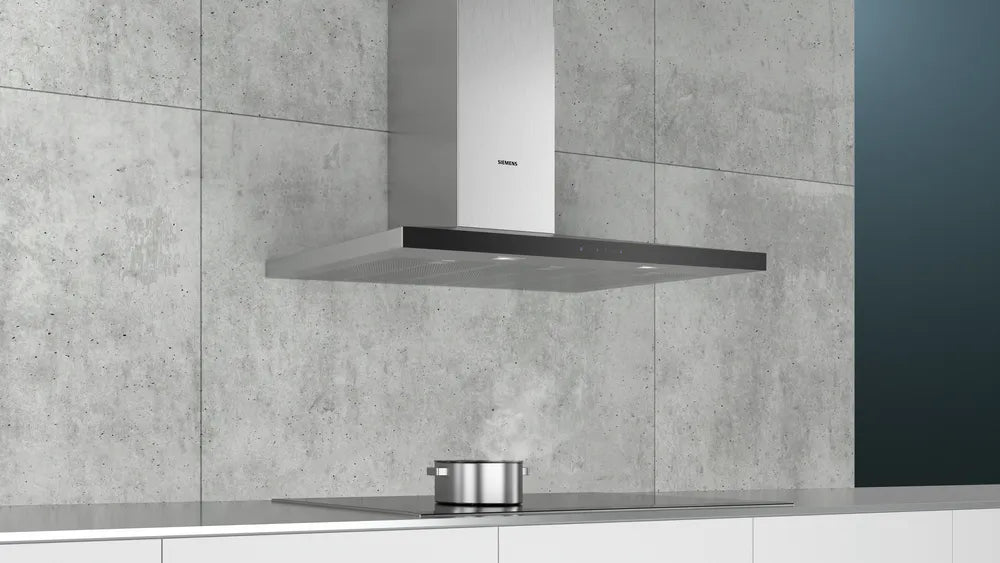iQ300 wall-mounted cooker hood 90 cm Stainless steel
