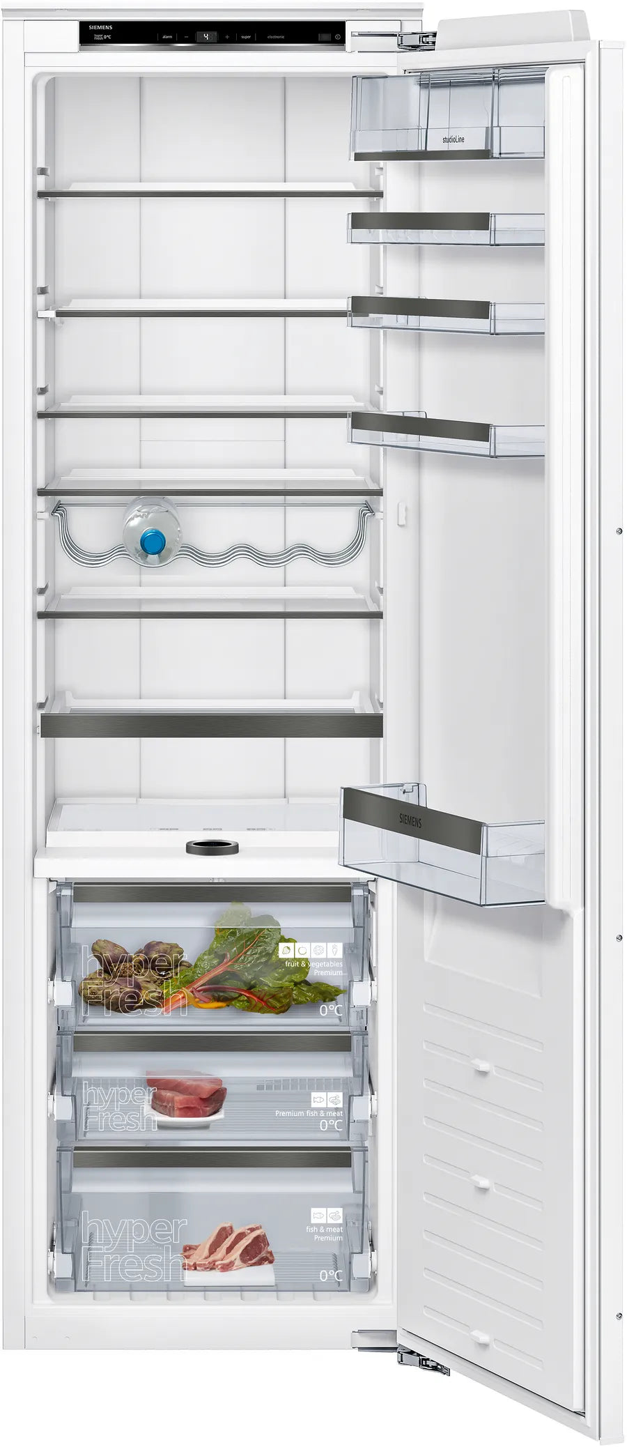 iQ700 built-in fridge 177.2 x 55.8 cm soft close flat hinge