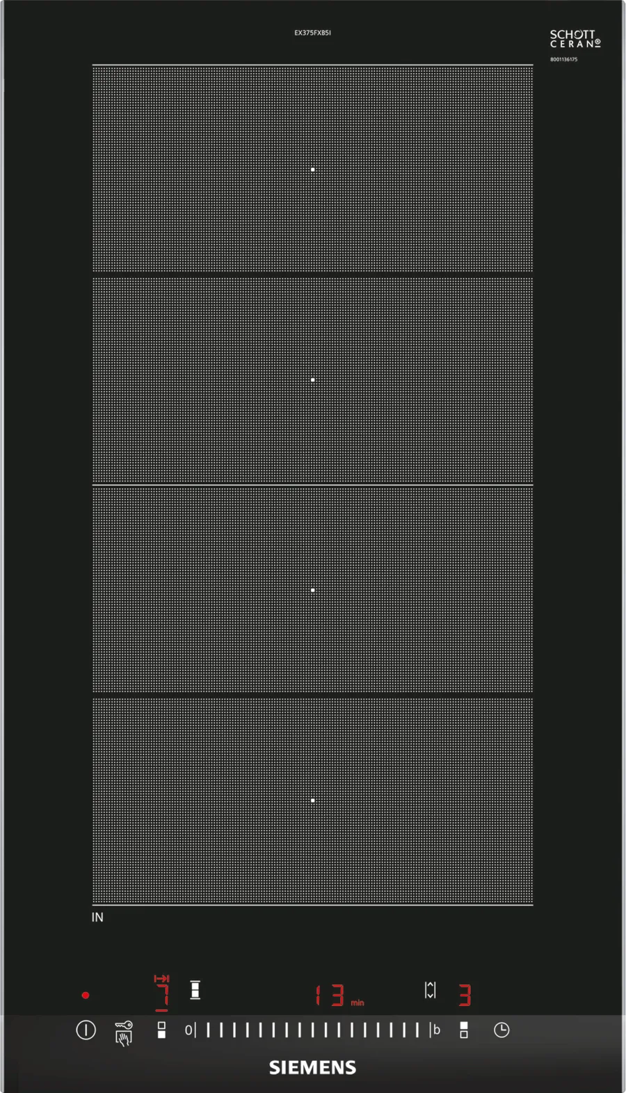 iQ700 Flex induction cooktop 30 cm Black